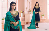 AASHIRWAD PRESENT ROSY GEORGETTE EMBROIDERY CHUDIDAR SALWAR KAMEEZ