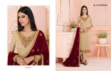 AASHIRWAD PRESENT ROSY GEORGETTE EMBROIDERY CHUDIDAR SALWAR KAMEEZ