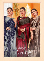 Saroj Sandalwood Vol-4 Imported Fabric Party Wear Saree Catalog