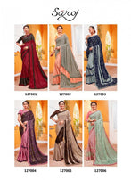 Saroj Sandalwood Vol-4 Imported Fabric Party Wear Saree Catalog