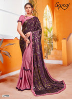 Saroj Sandalwood Vol-4 Imported Fabric Party Wear Saree Catalog