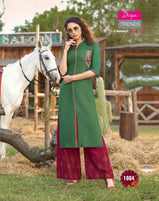 Diya Trends Fusion Vol-1 Kurti With Bottom Catalog Collection