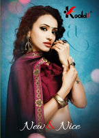 Kodas New and Nice Black Rangoli Printed Saree Catalog Collection