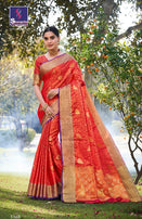 Shangrila Tulsi Pure Banarasi Jari Weaving Silk Saree Catalog Collection