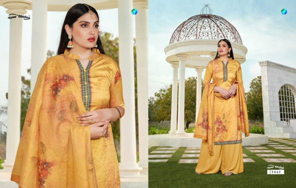 Your Choice Mahnoor Plazzo Style Salwar Kameez Catalog Collection