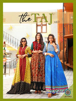 Aradhna Fashion The Taj Vol-3 Long Gown Type Rayon Kurti Catalog