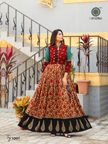 Aradhna Fashion The Taj Vol-3 Long Gown Type Rayon Kurti Catalog