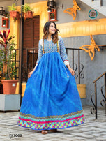 Aradhna Fashion The Taj Vol-3 Long Gown Type Rayon Kurti Catalog