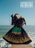Amirah Husn 14051-14058 Series Lehenga Style Designer Salwar Kameez Catalog