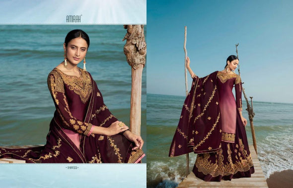 Amirah Husn 14051-14058 Series Lehenga Style Designer Salwar Kameez Catalog