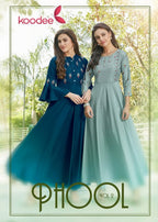 Koodee Phool Vol-2 Chinon Designer Kurti Catalog Collection