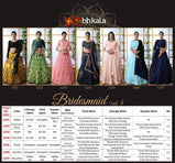 Shubhkala Bridemaid Vol-4 Party Wear Lehenga Choli Catalog