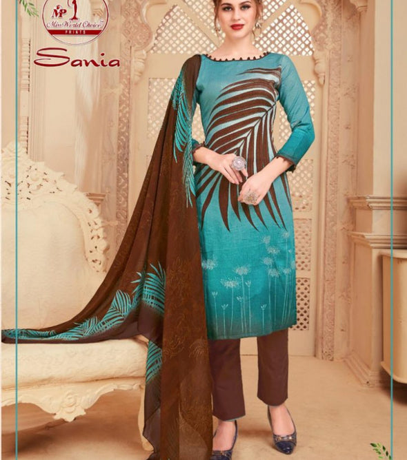 Miss World Sania Vol-2 Printed Cotton Dress Material Catalog