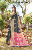 Sangam Pankhudi Vol 2 Linen Cotton Saree