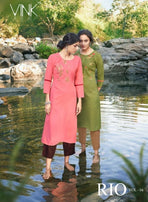 Vink Rio Vol 4 Cotton Linen Kurtis