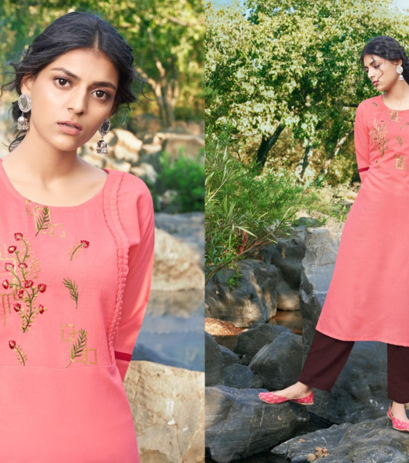 Vink Rio Vol 4 Cotton Linen Kurtis