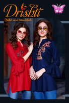 Pari Fashion Drishti Rayon Western Tops Catalog