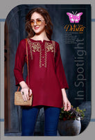 Pari Fashion Drishti Rayon Western Tops Catalog