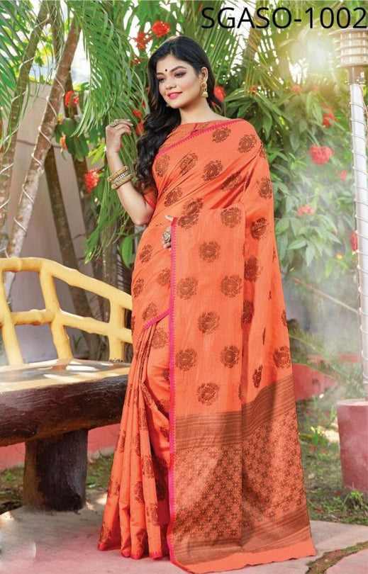 Sangam Asopalv Cotton Handloom Sarees