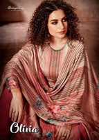Sargam Launching  Olivia Satin Digital Print Swarovski Work Salwar Kameez