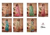 Sargam Launching  Olivia Satin Digital Print Swarovski Work Salwar Kameez