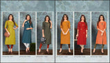 Rt Dream Casual Wear Straight Cut Kurti Catalog Collection