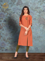 Rt Dream Casual Wear Straight Cut Kurti Catalog Collection