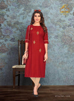 Rt Dream Casual Wear Straight Cut Kurti Catalog Collection