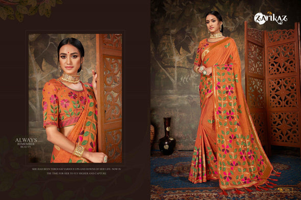 Zarikaz Rajvee Vol-6 Designer Saree Catalog Collection