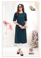 Stc Fantasy Lining Rayon Designer Kurtis Catalog Collection