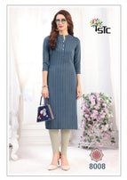 Stc Fantasy Lining Rayon Designer Kurtis Catalog Collection