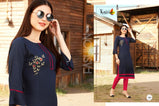 Kajri Touchwood-1 Rayon Exclusive Stiched Kurtis Catalog Collection