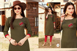 Kajri Touchwood-1 Rayon Exclusive Stiched Kurtis Catalog Collection