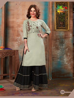 Valentine Rangoli-1 Kurti With Sharara Holi Festive Catalog Collection