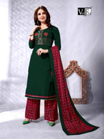 Vee feb Senorita-1 Rayon Work Readymade Salwar Catalog Collection