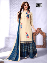 Vee feb Senorita-1 Rayon Work Readymade Salwar Catalog Collection