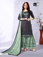 Vee feb Senorita-1 Rayon Work Readymade Salwar Catalog Collection