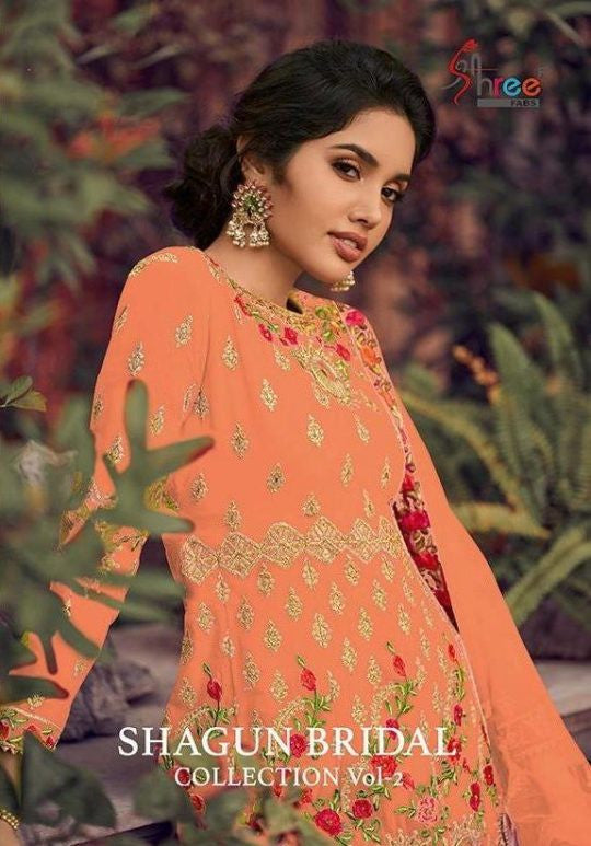 Shree Fabs Shagun Bridal Collection Vol-2 Garara Style Salwar Kameez Catalog