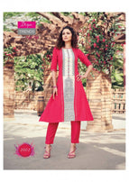 Diya Trends Scarlett Vol-1 Kurti With Shrugs Catalog Collection