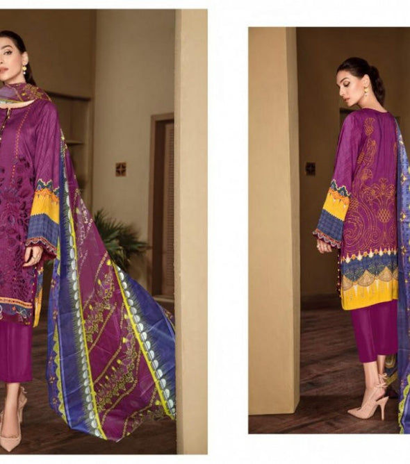AL Karam Kesariya Pakisatni Style Dress Material Catalog