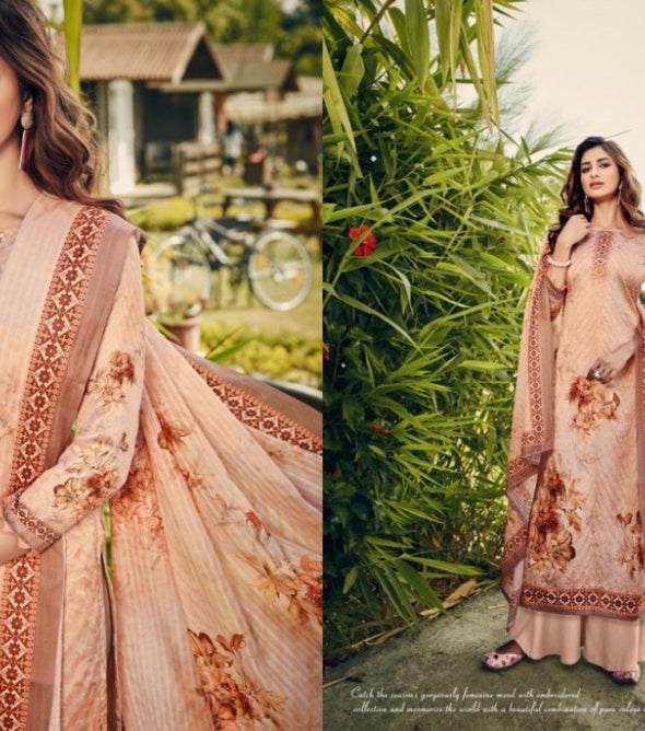 Tanishk Fashion Dilbano Jam Silk Plazzo Style Dress Material Catalog