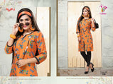 Tinkli Zalak Cotton Print Kurtis Catalog Collection