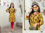 Tinkli Zalak Cotton Print Kurtis Catalog Collection