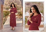 Eba Lifestyle Sofiya Cotton Embroidery Kurti Catalog Collection