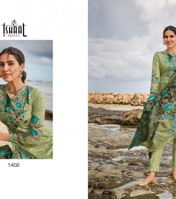 Ishaal Prints Gulmohar Vol-14 Pure Lawn Catalog Collection
