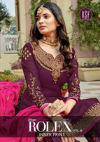 RSF Rolex Vol-8 Straight Salwar Kameez Catalog Collection