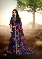 Kodas Trin Trin Chiffon Printed Saree Catalog