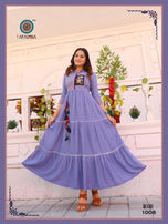 Aradhna Fashion Victoria Vol-1 Rayon Party Wear Kurti Catalog Collection