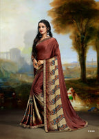 Kodas Twist of Fashion Black Rangoli Printed Saree Catalog