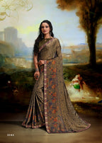 Kodas Twist of Fashion Black Rangoli Printed Saree Catalog